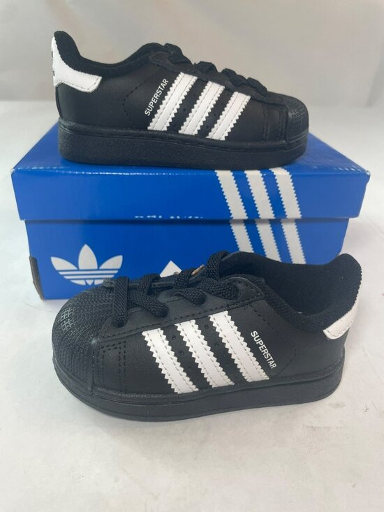 adidas Other - Adidas Originals Superstar II EL I Toddler Shoes Black/White Size 5K NEW IN BOX